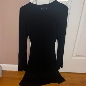 H&M Classic Black Long Sleeve Dress